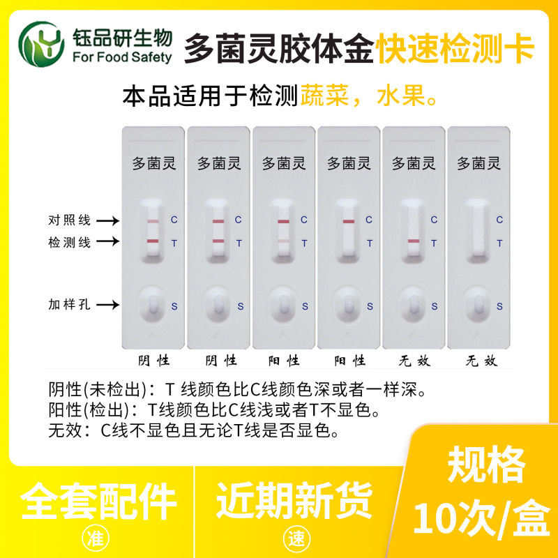 土壤中多菌灵的检测，农田农药残留累积监测