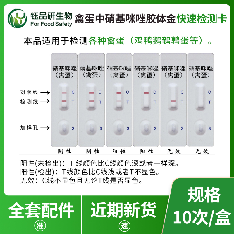 抽检不合格 = 店铺关停！硝基咪唑检测卡守住底线